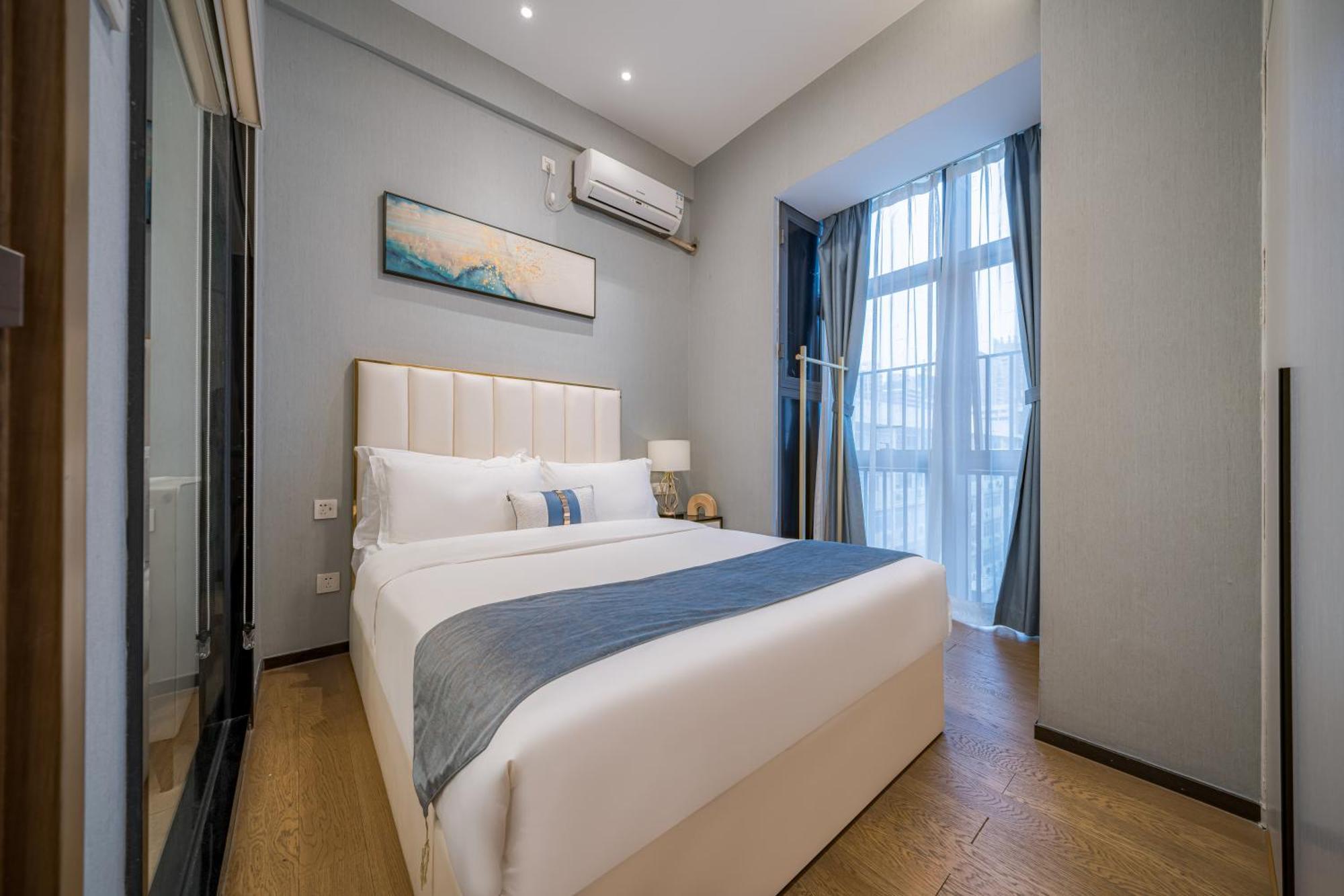 Gepai Executive Apartment - Shenzhen Futian Convention And Exhibition Center Bagian luar foto