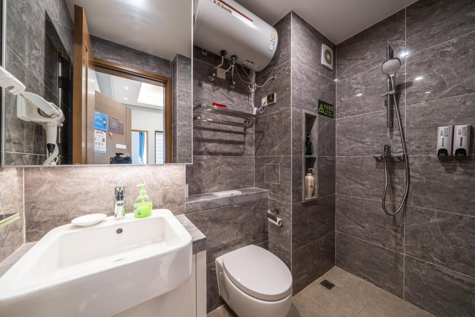 Gepai Executive Apartment - Shenzhen Futian Convention And Exhibition Center Bagian luar foto