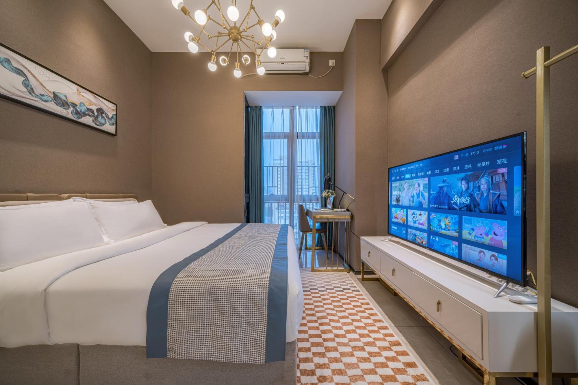 Gepai Executive Apartment - Shenzhen Futian Convention And Exhibition Center Bagian luar foto
