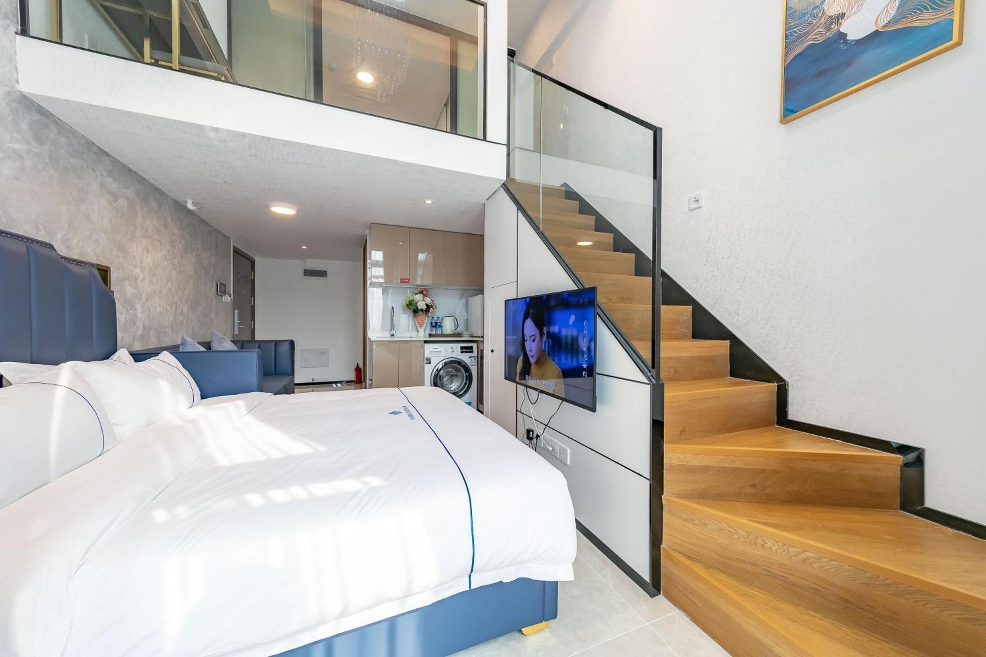 Gepai Executive Apartment - Shenzhen Futian Convention And Exhibition Center Bagian luar foto