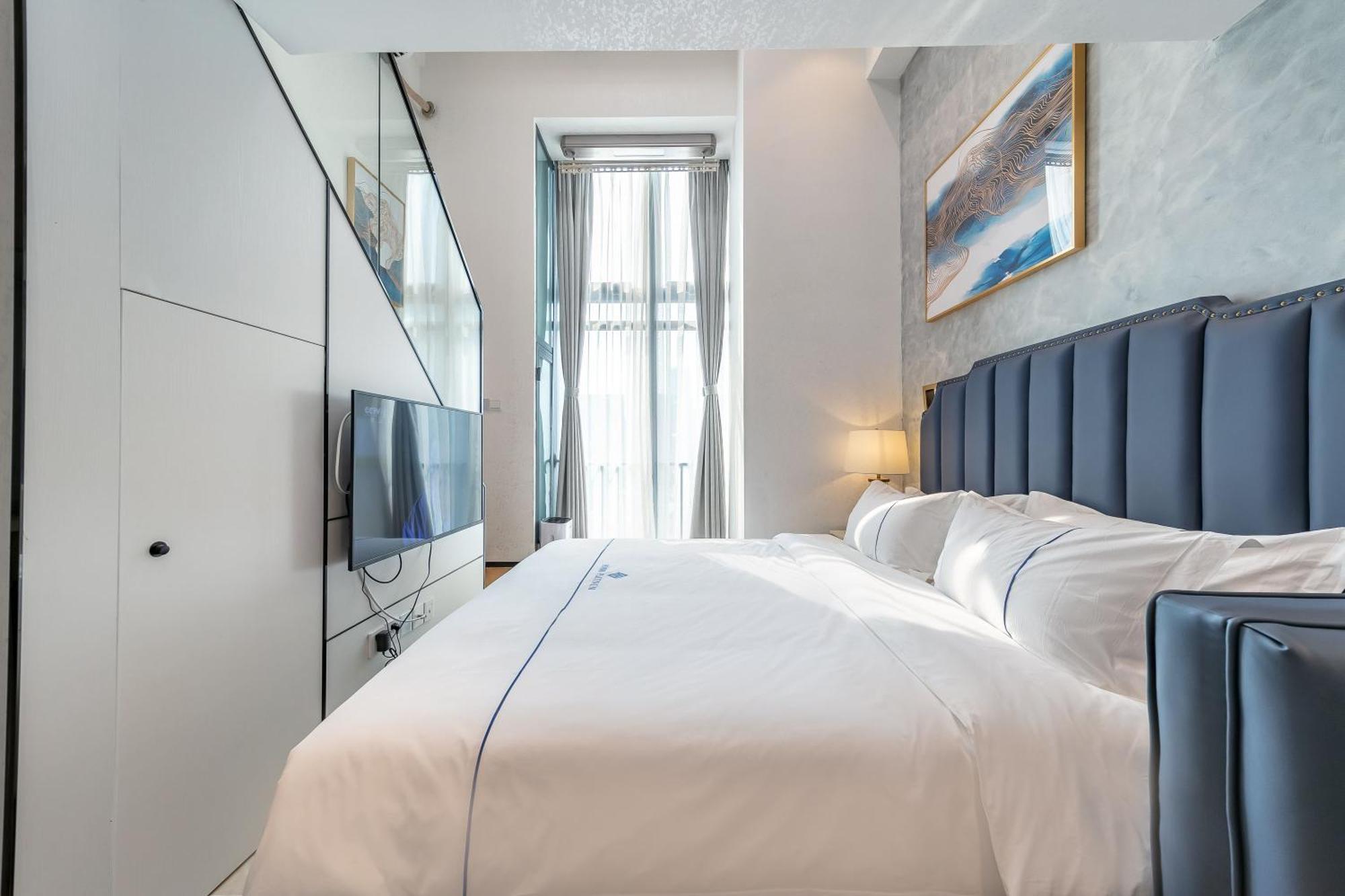 Gepai Executive Apartment - Shenzhen Futian Convention And Exhibition Center Bagian luar foto