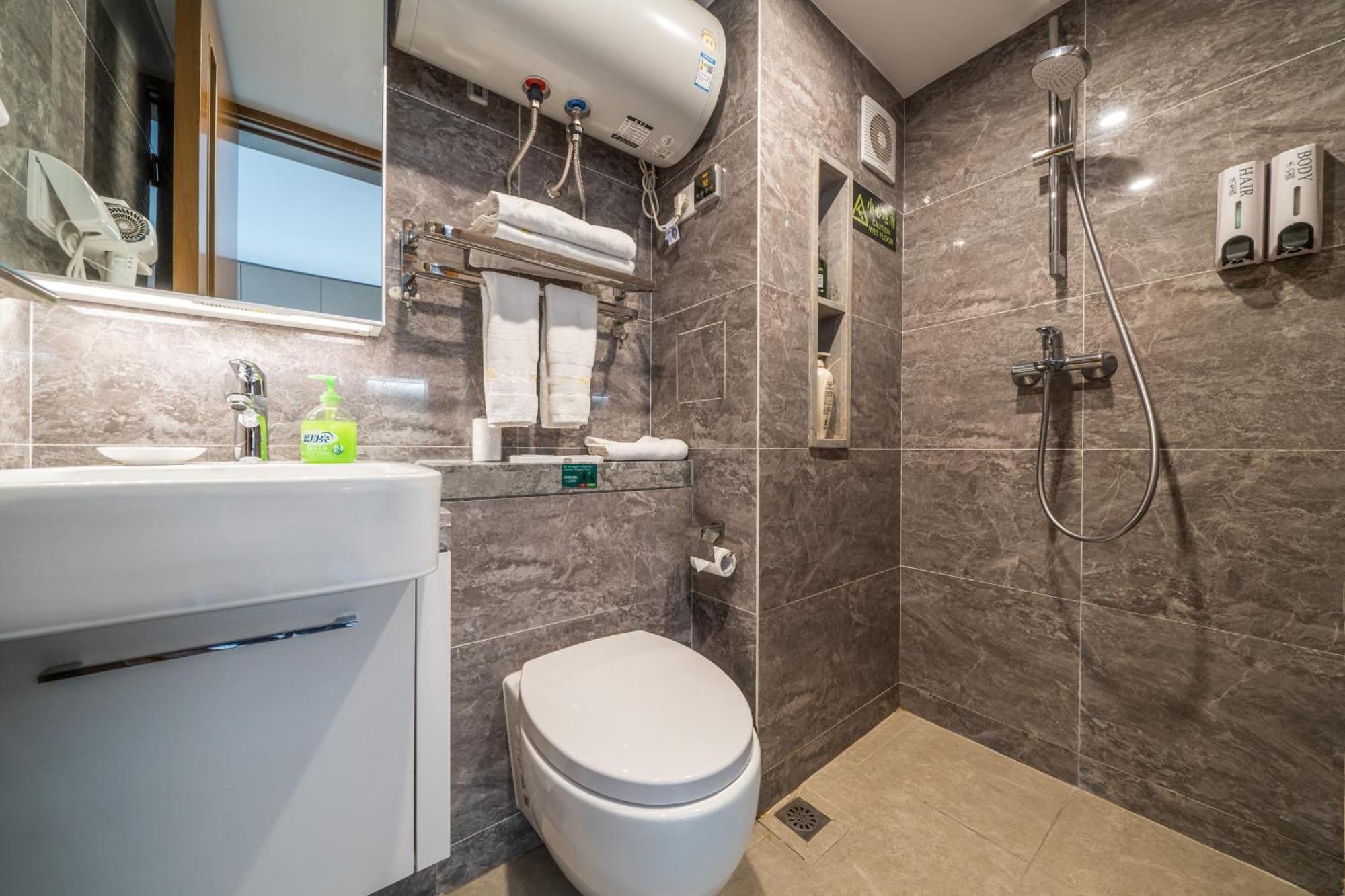 Gepai Executive Apartment - Shenzhen Futian Convention And Exhibition Center Bagian luar foto
